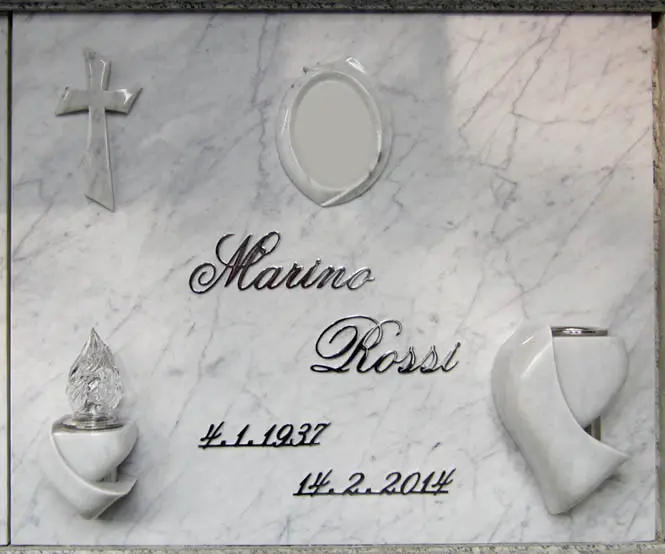 Lastra singola Marmo Bianco Carrara Serie AM